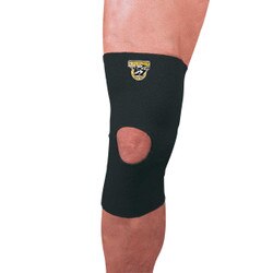 Seirus Heatwave Hyperflex Padded Open Patella Knee Brace in Black